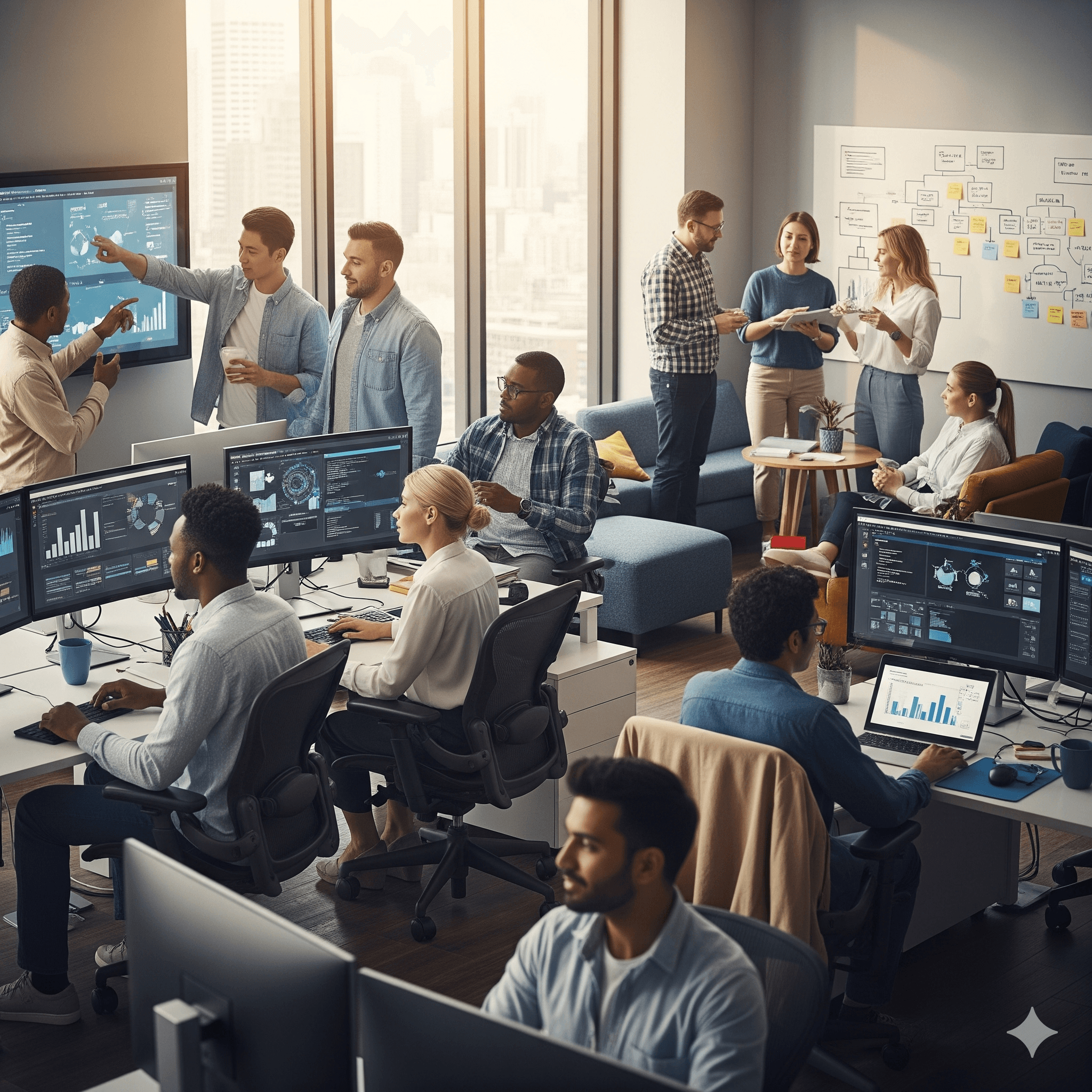 Staffing illustration